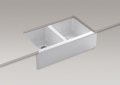 Kohler 6534-4U-0 Apron-Front, Tile-In Kitchen Sink