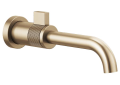 Brizo® T65735LF-GL Lavatory Faucet Trim, Litze™, 1.5 gpm, Luxe Gold, 1 Handles, Function: Traditional, Commercial