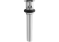 812-PN Contemporary/Modern Finger Touch Plug Lavatory Drain With Overflow, 1-1/4 in Nominal, Solid Brass Drain, Domestic ; Jaclo ; Jaclo ; 812PN ; 020111018299 ; Lavatory Drains