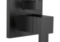 Brizo® T75680-BL TempAssure® Thermostatic Valve With Integrated 6-Function Diverter Trim, 7.2 gpm Valve, Matte Black