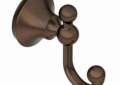 Moen® YB5203ORB Double Robe Hook, Wynford™, 2 Hooks, 2.16 in OAW x 3.71 in OAD x 3.42 in OAH, Import