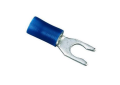IDEAL® 83-7071 Insulated Snap Vinyl Spade Terminal, 16 to 14 AWG, 10 in Stud, Tin Plated Brass