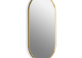 Kohler(R) K-31371-BGL Essential 18" x 36" Capsule Framed Mirror - Moderne Brushed Gold
