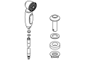 Kohler K-1085211-CP Assembly-Side Spray - Polished Chrome