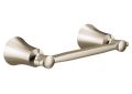 Moen® YB0308NL Flara™ Pivoting Paper Holder, 1 Roll Capacity, 2-1/4 in H, Zinc, Polished Nickel, Import
