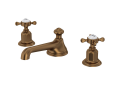 ROHL U.3706X-EB-2 Edwardian Low Level Spout Widespread Bathroom Faucet - Polished Chrome