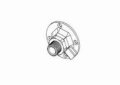 1-1/2 inch Wardflex Brass Indoor Floor Flange Termination Nut Assembly