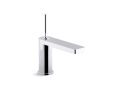 Kohler® 73158-4-CP Composed® Bathroom Sink Faucet, 1.2 gpm Flow Rate, 7-13/16 in H Spout, 1 Handles, Pop-Up Drain, 1 Faucet Holes, Polished Chrome, Function: Traditional