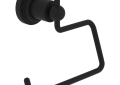 Rohl A1492IWMB Campo Wall Mount Open Toilet Paper Holder - Matte Black