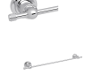 Rohl® A1484IWAPC Campo Transitional Towel Bar, 18 in L Bar, Brass
