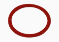 Sloan 5306055 F-3 3/4" Red Friction Ring, 48 per pack