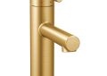 Moen® 6190BG Standard Bathroom Faucet, Align™, Commercial, 1.2 gpm Flow Rate, 3-5/16 in H Spout, 1 Handle, Lift Rod Drain, 1 Faucet Hole, Brushed Gold, Function: Traditional