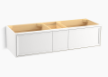 Kohler K-33567-1WA Lodern(R) 60" Wall-Hung Bathroom Vanity Cabinet - Linen White