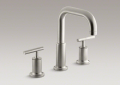 Kohler T14428-4-BN Bath- or Deck-Mount High-Flow Bath Faucet Trim, Lever Handles