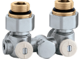 QHT RV-301341 Purmo Ecostyle 1/2 inch Angle Radiator Diverter Valve