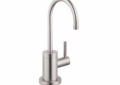 Hansgrohe 04301800 Talis S Universal Beverage Faucet, 1.5 gpm, 1 Handle, Steel Optik, Residential