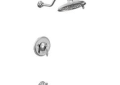 Moen® TS32104 Tub and Shower Trim, 2.5 gpm Shower, Polished Chrome