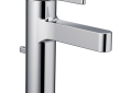 Moen® 6710 Bathroom Faucet, Vichy™, 1.2 gpm Flow Rate, 4-1/16 in H Spout, 1 Handle, Pop-Up Drain, 1 Faucet Hole, Polished Chrome, Function: Traditional