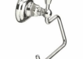 Rohl® A1492CPN Country Crystal Toilet Paper Holder, 5-31/32 in H, Brass, Polished Nickel