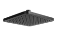 RIOBEL 478BK Riobel Cross Collection Rain Showerhead Slim Ultra, 2.0 gpm Flow Rate, Import