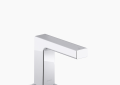 Kohler K-104S37-SANA-CPStrayt(TM) Touchless Single-Hole Lavatory Sink Faucet with Kinesis(R) Sensor Technology and Temperature Mixer, DC-Powered, 0.5 GPM