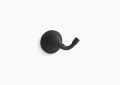 Kohler K-27427-BL Tone(TM) Robe Hook - Matte Black