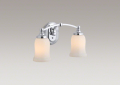 Kohler K-11422-CP Bancroft Double Wall Sconce - Polished Chrome