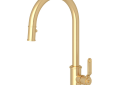 ROHL U.4544HT-SEG-2 Armstrong Pulldown Kitchen Faucet - Satin English Gold