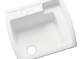 Sterling 995-0 25 inch x 22 inch x 12-1/4 inch Latitude Utility Sink - White