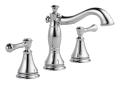Delta 3597LF-MPU Cassidy Two Handle Widespread Bathroom Faucet - Chrome