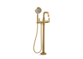 Kohler(R) K-T35924-4-2MB Castia(TM) by Studio McGee Floor-Mount Bath Filler Trim with Handshower - Vibrant Brushed Moderne Brass