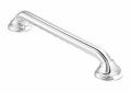 Moen® LR8724D3GCH Ultima Designer Grab Bar With Curl Grip, Home Care®, 24 in L x 1-1/4 in Dia, Polished Chrome, 304 Stainless Steel, Import