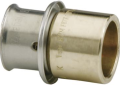 Viega 92006 PureFlow 3/8 inch Press x 1/2 inch Copper Lead Free Bronze Adapter
