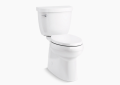 Kohler K-5310-0 Cimarron Comfort Height Two-Piece Elongated Skirted Toilet - White