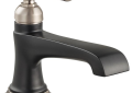 Brizo® 65060LF-NKBL Rook™ Lavatory Faucet, Commercial, 1.5 gpm Flow Rate, 3-1/16 in H Spout, 1 Handles, Pop-Up Drain, 1 Faucet Holes, Luxe Nickel/Matte Black, Function: Traditional