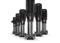 Grundfos 91150375 CRE 1-Stage In-Line Centrifugal E-Pump With Integrated Frequency Converter, 2 in FNPT Inlet x 2 in FNPT Outlet, 2 hp Power Rating, 200 to 240 VAC, 1 ph Phase, Cast Iron