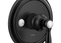 Moen® M-Pact™ M-Core™ UTS33101BL 4-Port Tub/Shower Valve Only Trim, Matte Black