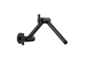 Brizo® RP81434BL Litze Jointed Shower Arm and Flange, 16 in L x 4-1/8 in W Arm, Solid Brass Arm, 1/2 in NPT, Import