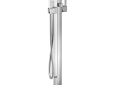 Moen® S905 90 Degree™ Premium Floor Mount Tub Filler Faucet, Polished Chrome, 1 Handle, Domestic, Commercial