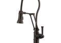 Brizo® 63125LF-RB Artesso® Pull-Down Articulating Kitchen Faucet With Finished Hose, 1.8 gpm Flow Rate, Venetian Bronze, 1 Handle, 1 Faucet Hole, Function: Traditional, Domestic, Commercial
