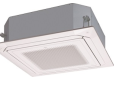Fujitsu AUU24RGLX Halcyon 2 Ton 20 Seer Mini Split Heat Pump Ceiling Mounted Indoor Unit less Grille