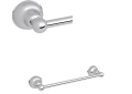 ROHL CIS1/18PC Arcana Wall Mount 18" Single Towel Bar - Polished Chrome