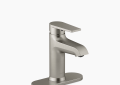 Kohler K-97061-4-BN Hint(R) Single-Handle Bathroom Sink Faucet, 1.2 GPM - Vibrant Brushed Nickel