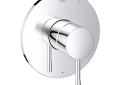 GROHE 14472000 14472_0 Valve Trim With Cartridge, 5.2 gpm Bottom/3 gpm Top Shower, Polished Chrome