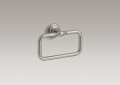 Kohler K-72571-BN Artifacts Towel Ring - Vibrant Brushed Nickel