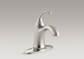 Kohler K-10215-4-BN Forte Single-Handle Bathroom Faucet - Vibrant Brushed Nickel