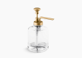 Kohler K-98630-2MB Artifacts(R) Soap Dispenser - Vibrant Brushed Moderne Brass