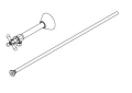 Brasstech 4775-10B 1/2" Sweat Toilet Supply Kit - Oil Rubbed Bronze