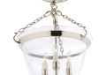 Visual Comfort CHC2109PN E. F. Chapman Country 3 Light 13 inch Polished Nickel Semi-Flush Ceiling Light