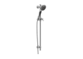 DELTA® 57021 Premium Hand Shower, 3 Shower Head, 2 gpm Flow Rate, 60 to 82 in L Hose, 1/2-14 Male NPSM Connection, Polished Chrome, Import